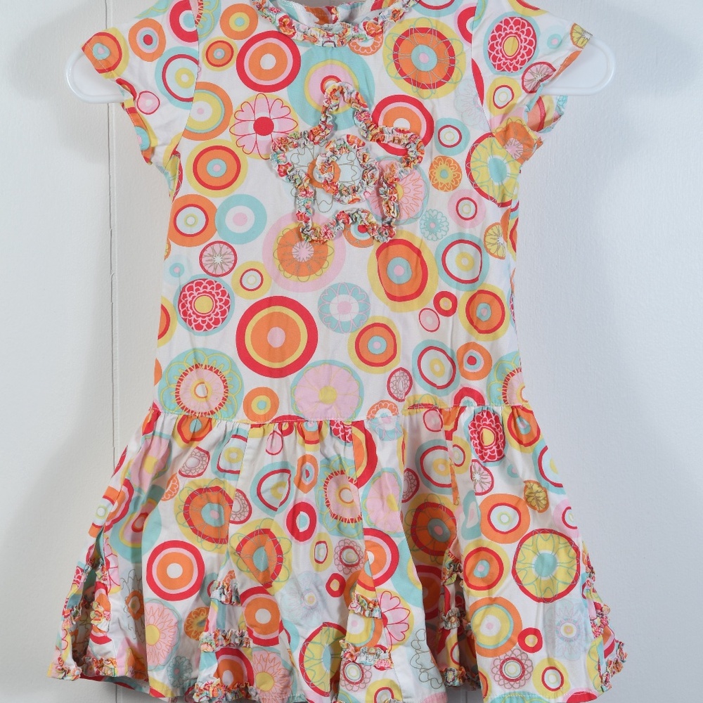 Girl's Deux Par Deux Fun Bubble Dress sz 5